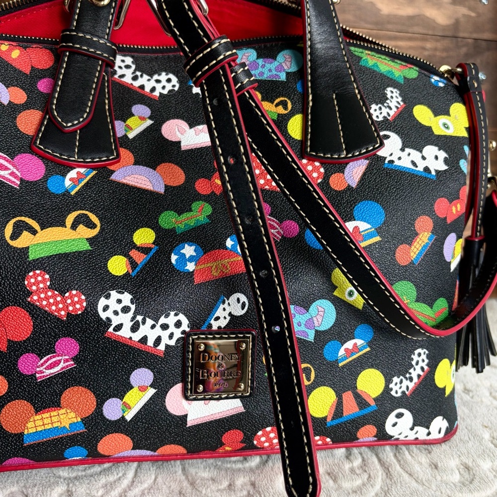 Disney Dooney & Bourke I Am Ear Hat Trina Satchel Shoulder Bag Crossbody Mickey - Picture 4 of 16